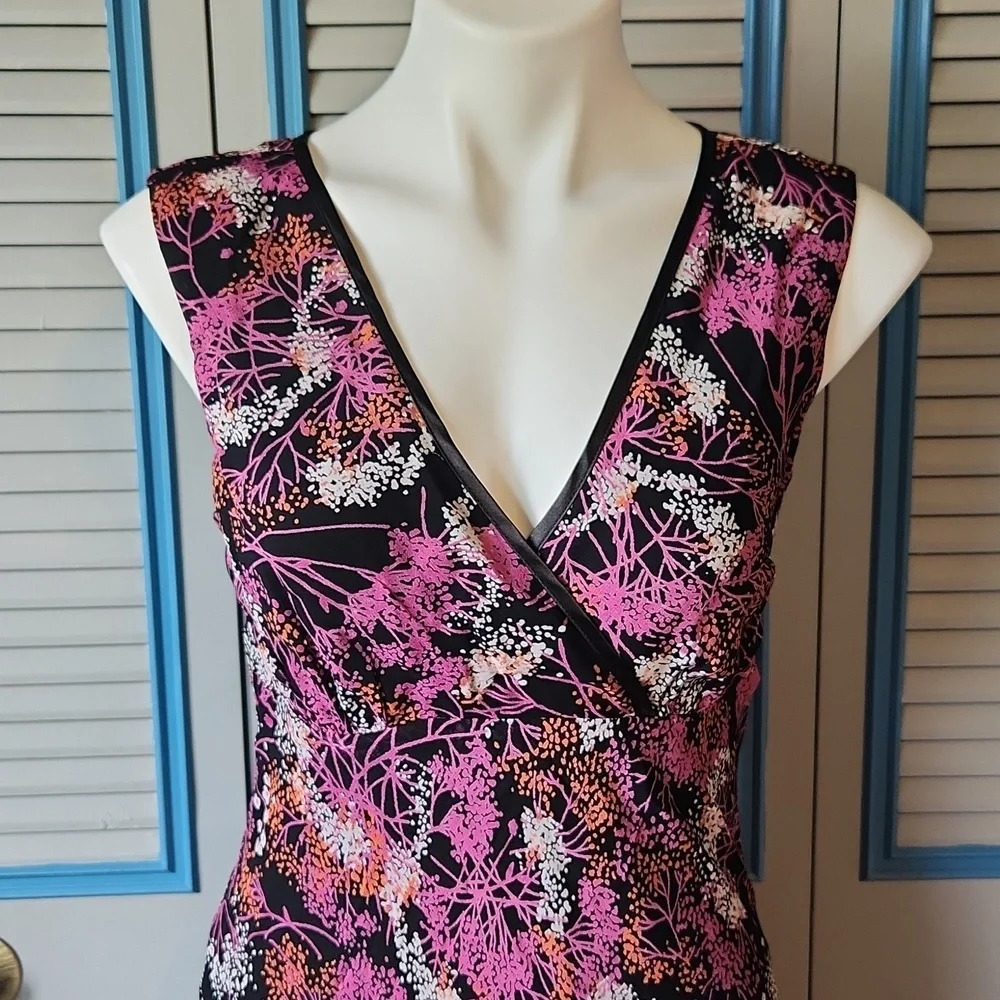 Style & Co Black And Pink Floral Maxi Dress - Picture 2 of 10